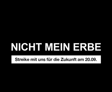 Wir unterstützen Fridays for Future und demonstrieren am 20.9.2019