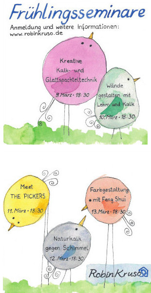 Frühlingsseminare bei RobinKruso