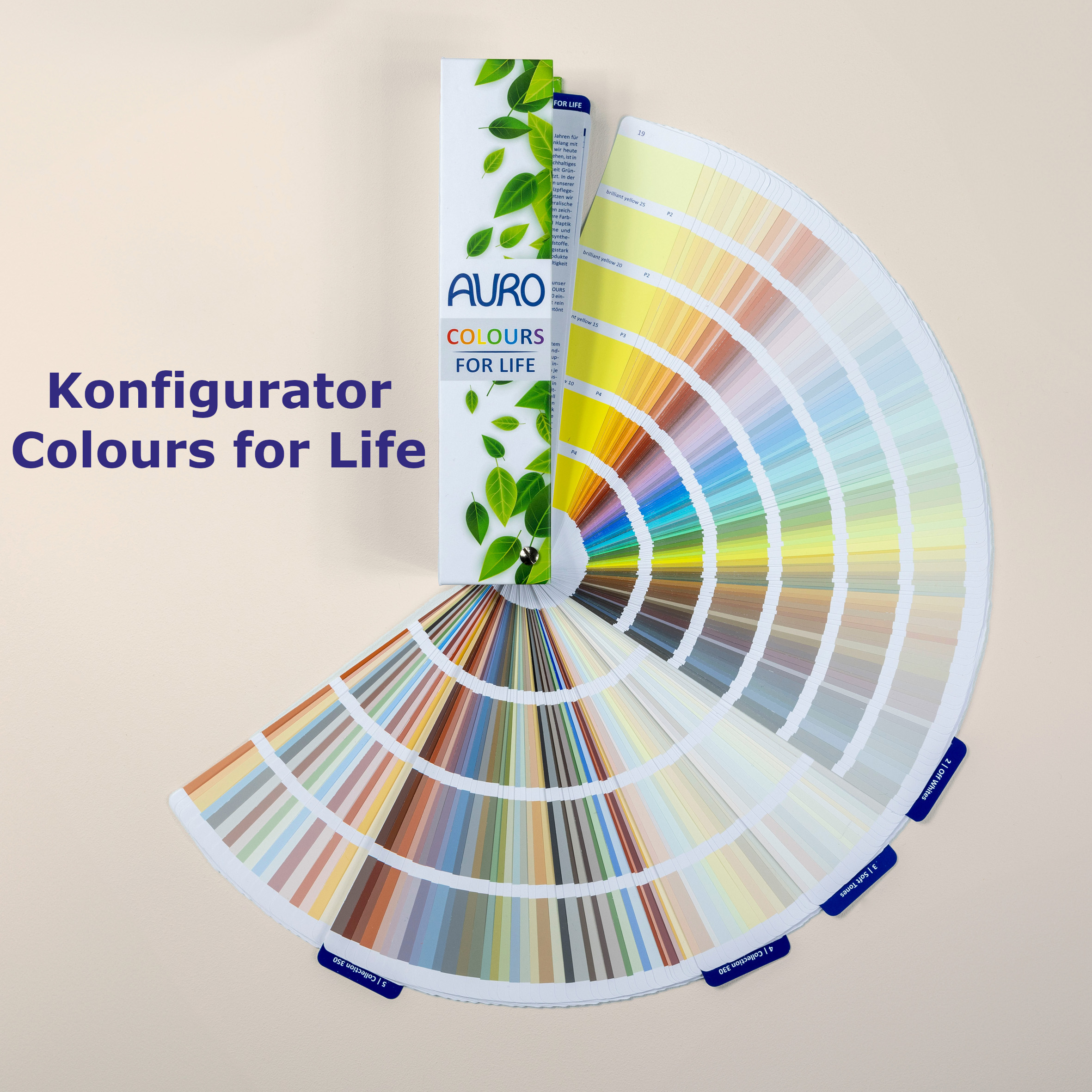 AURO Farbfächer Colours for Life, für Lack und Wandfarben Farbfächer von AURO