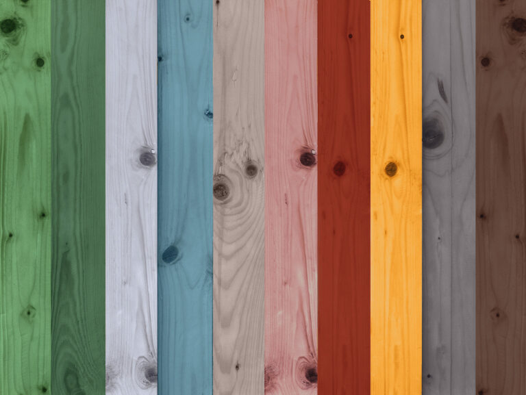 verschiedene Farbtönen der AURO Holzlasur Colours for Life