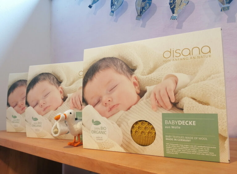 Babydecken in schönen Verkaufsverpackungen